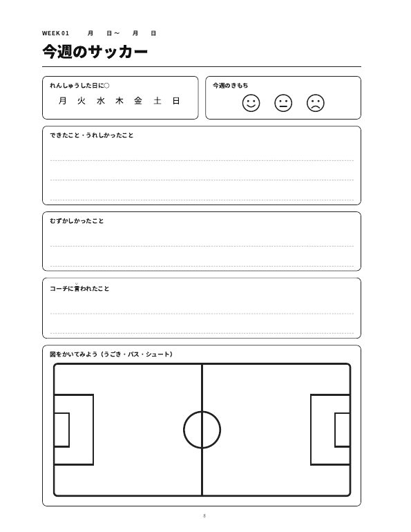 今週のサッカー(子ども)